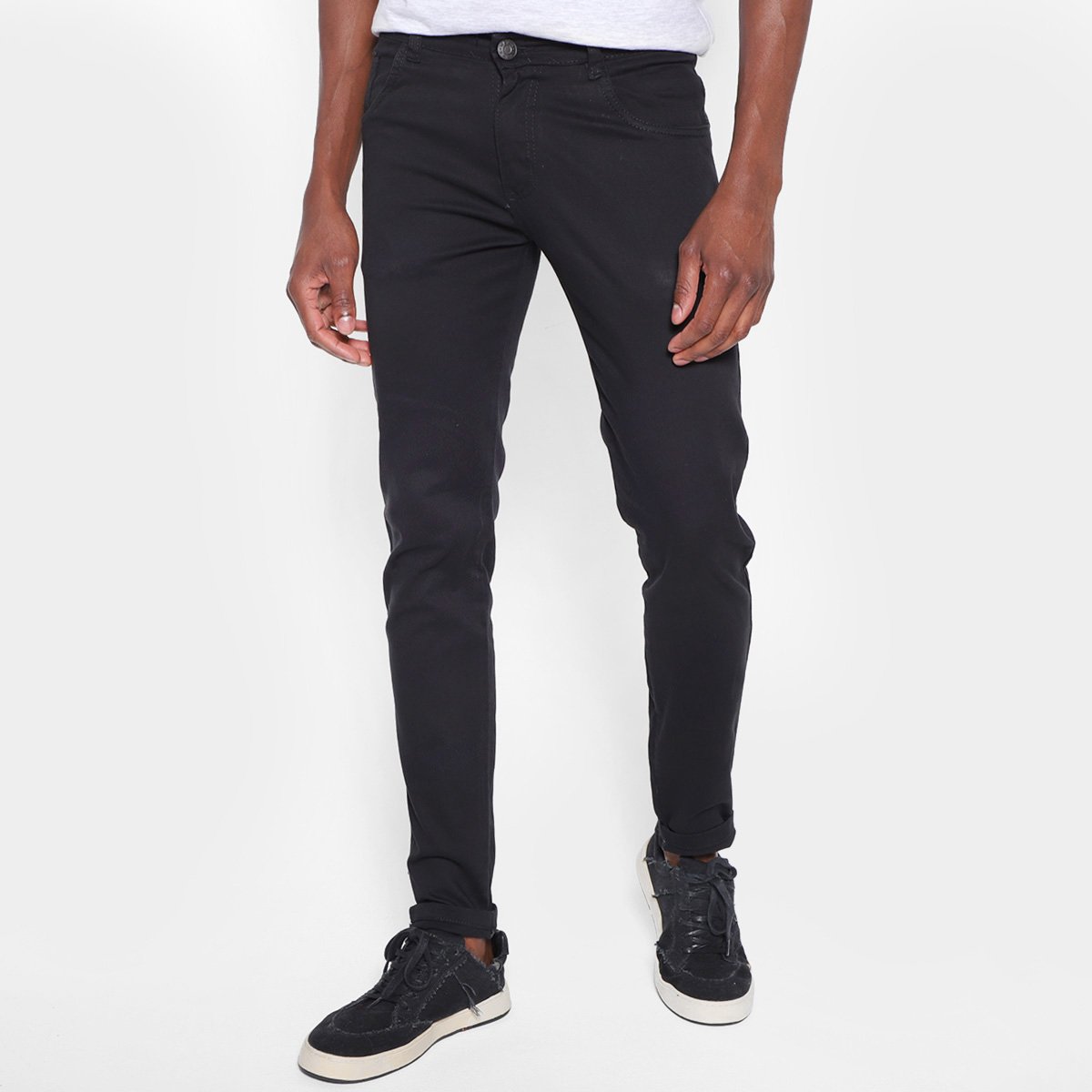 Calça Sarja Skinny Moda Vip Masculina - Preto é ruim? Calça Sarja Skinny Moda Vip Masculina - Preto é boa?