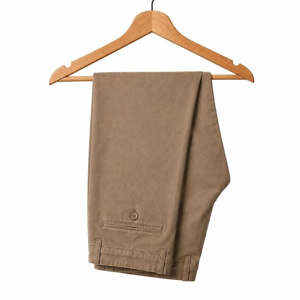 Calça Sarja Slim Marrom Adonis