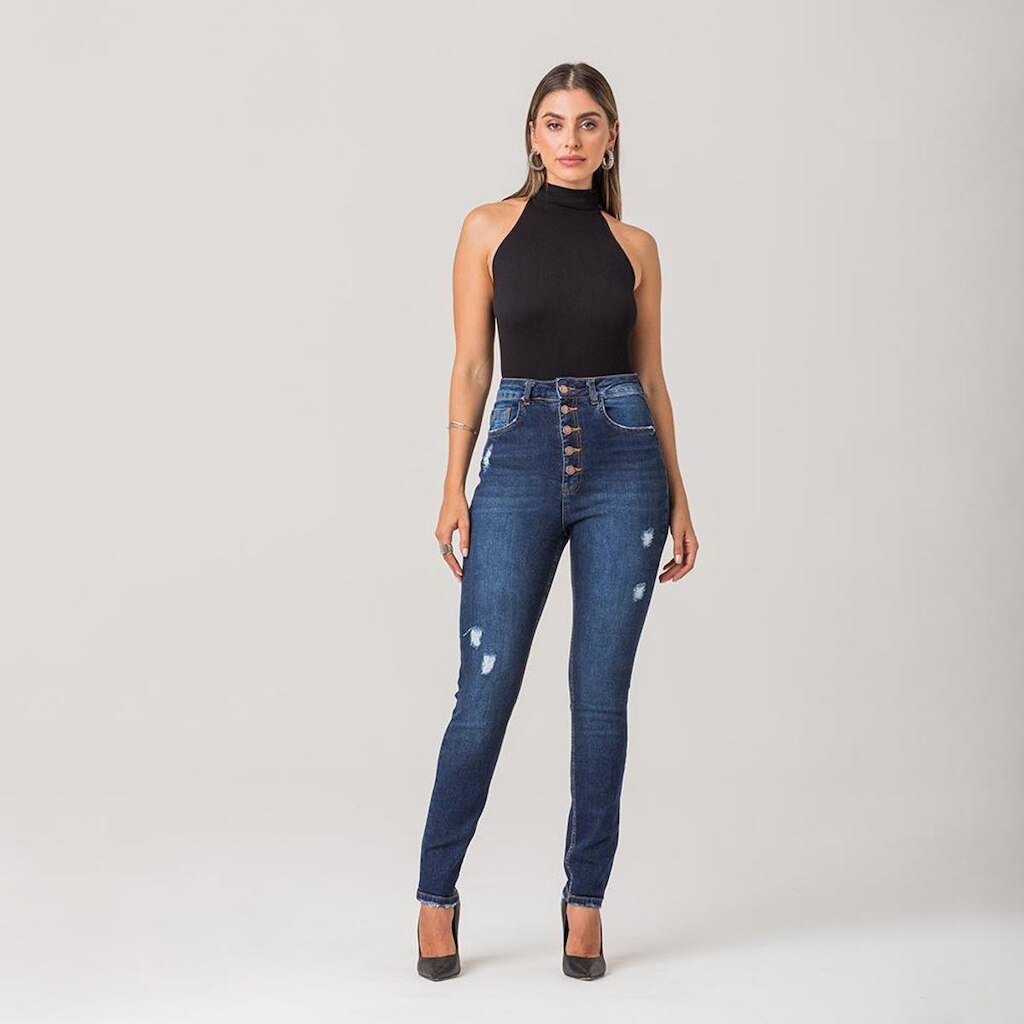 Calça Skinny Disparate Feminina