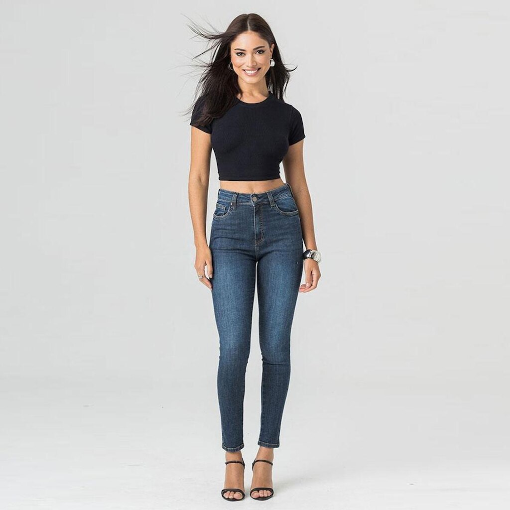 Calça Skinny Disparate Feminino