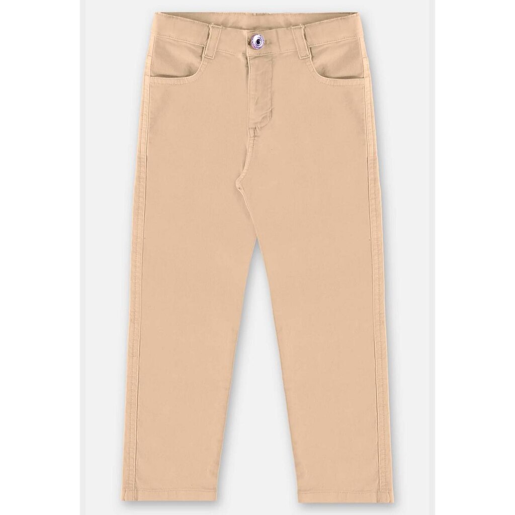 Calça Skinny em Sarja com Elastano Infantil Menina Up Baby