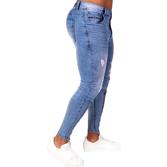 Calça Masculina Calça Até A Canela Feminina Calça Jeans