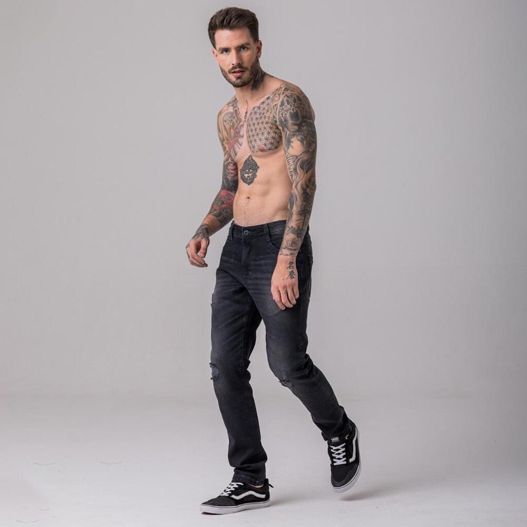 Calça Skinny Jeans Street Rock e Soda