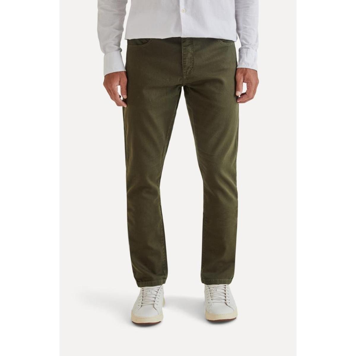 Menor preço em Calça Skinny Moletom Color Estilo Reserva - Verde Militar