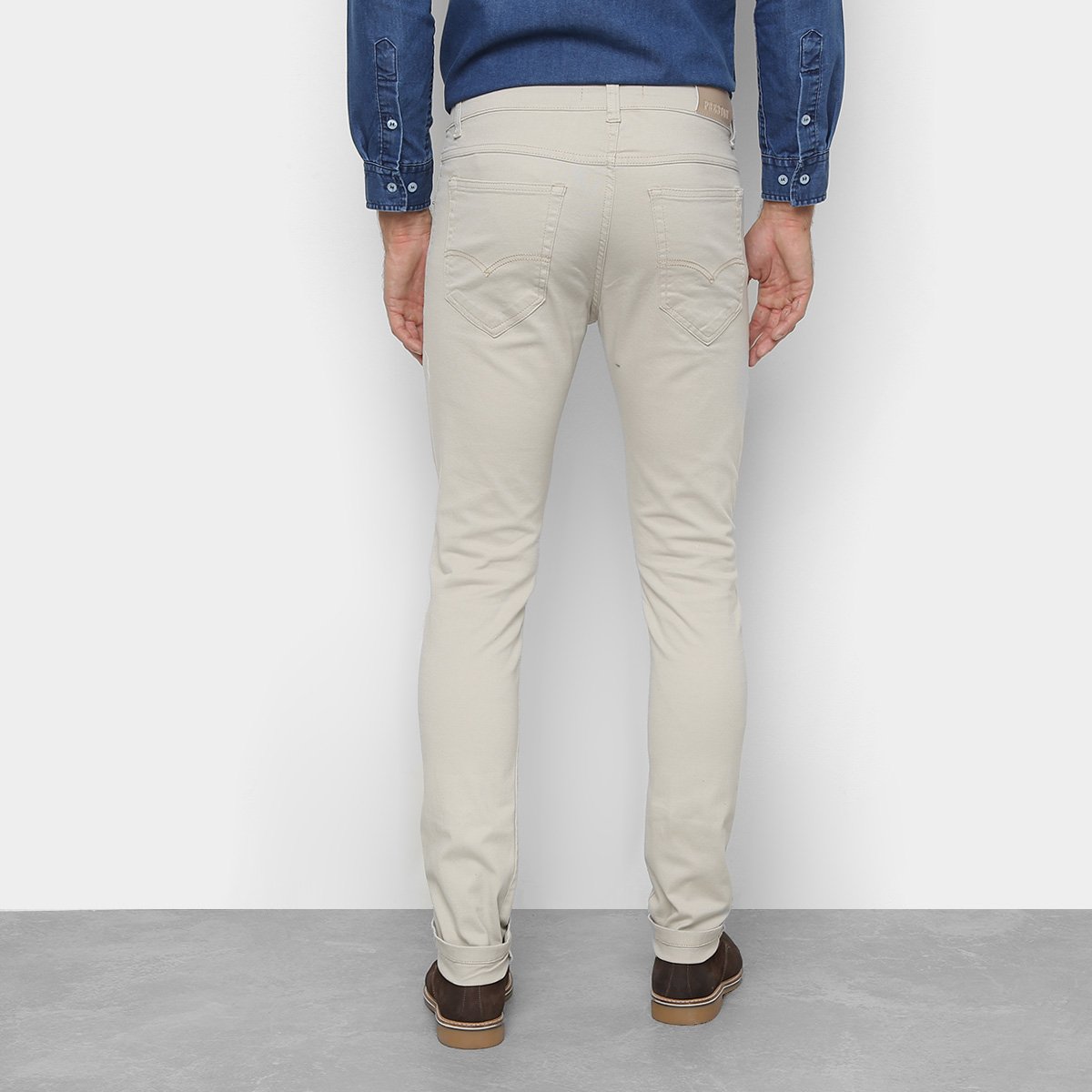 calça areia masculina