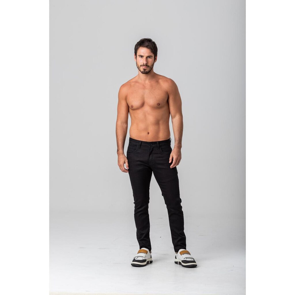 Calça Skinny Sarja Masculina Rock e Soda