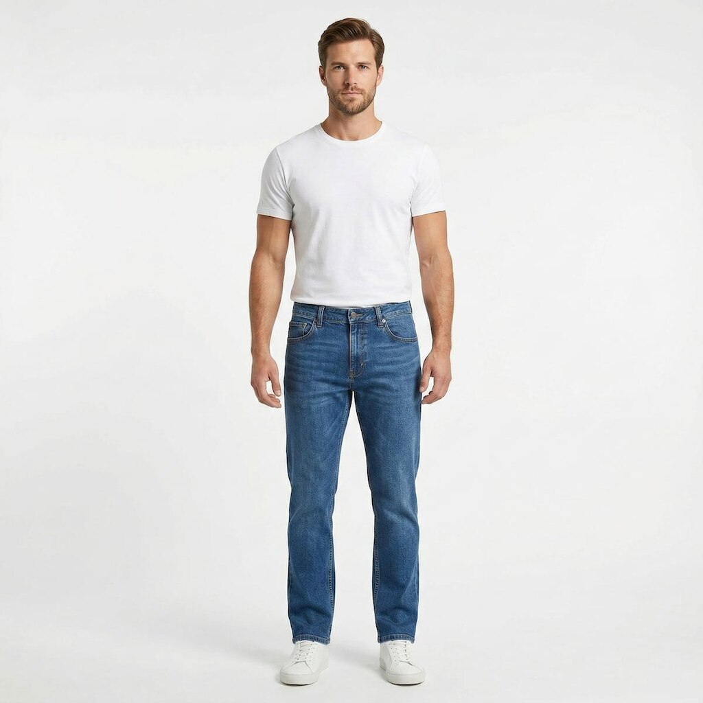 Calça Slim Masculina Ouzzare Algodão com Elastano ZZ70884