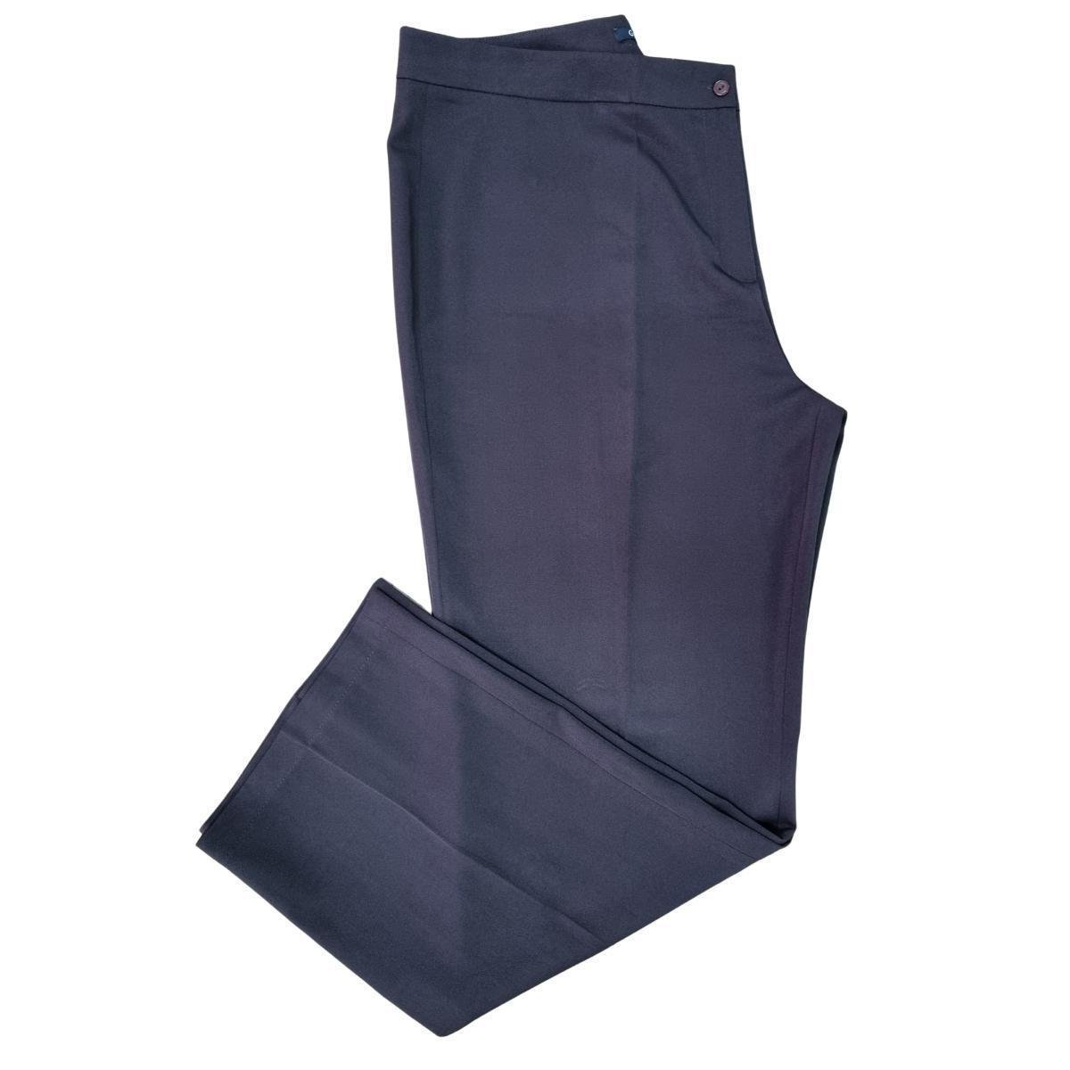 Calça Social Feminina Microfibra Two Way Reta Plus Size 56 ao 60