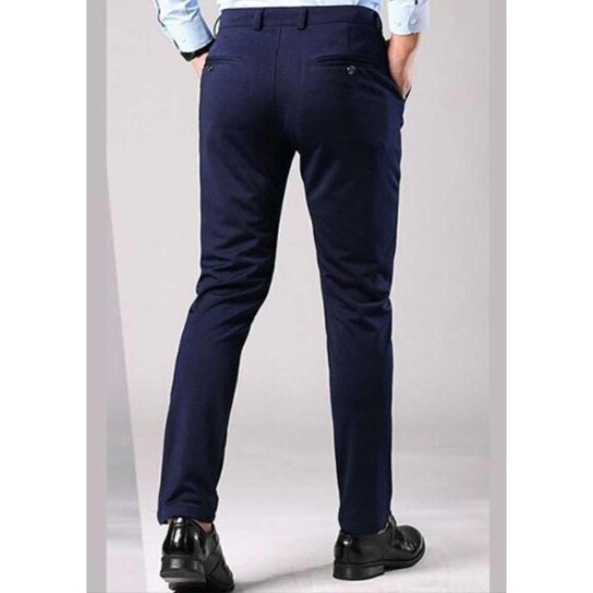 Calça Social Marinho Masculina Zattini