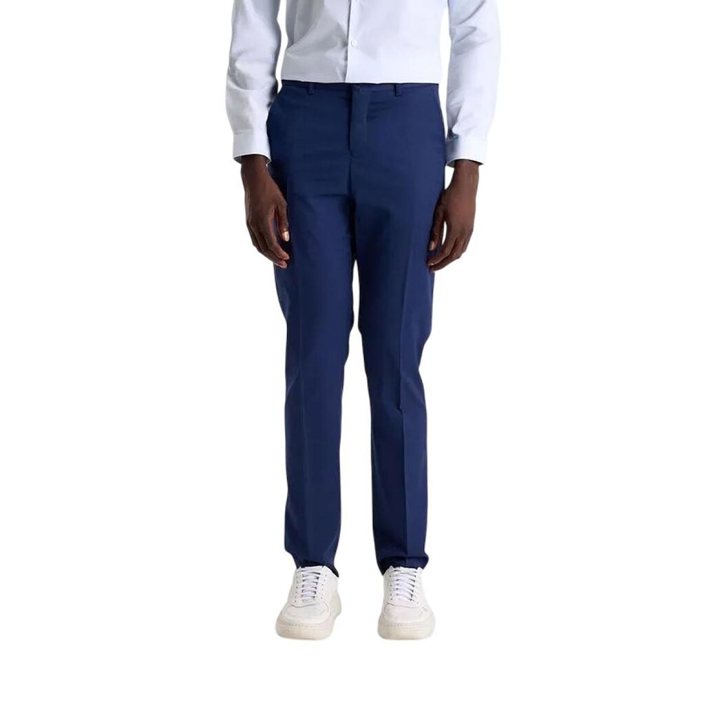 Calça Social Masculina Docthos Slim Azul- 11004