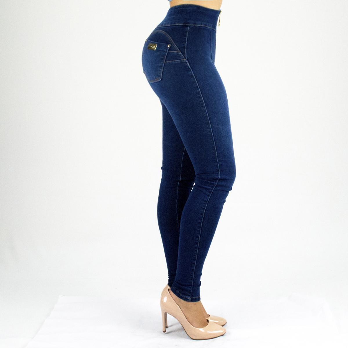 calça jeans feminina cos largo