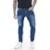 Calça Super Skinny Premium Blue Dark Masculino - - Azul