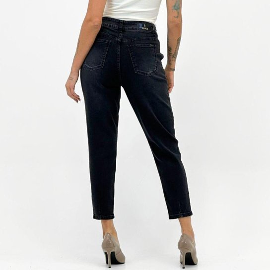 Calça Tanise Jeans Mom Estonada Feminina