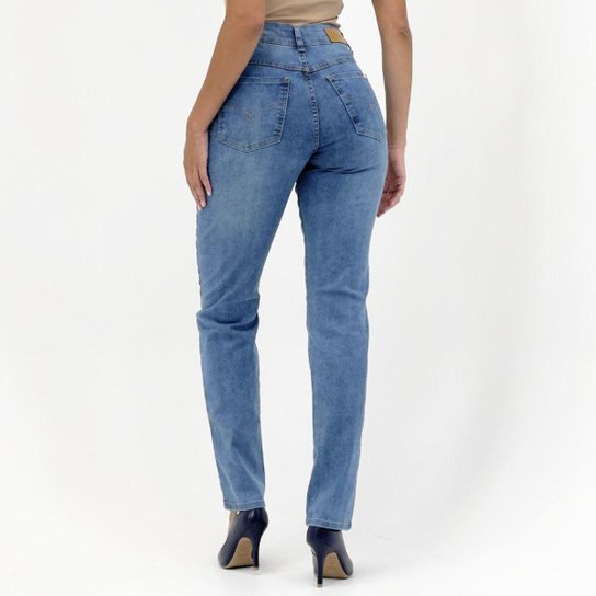 Calça Tanise Jeans Reta Feminina
