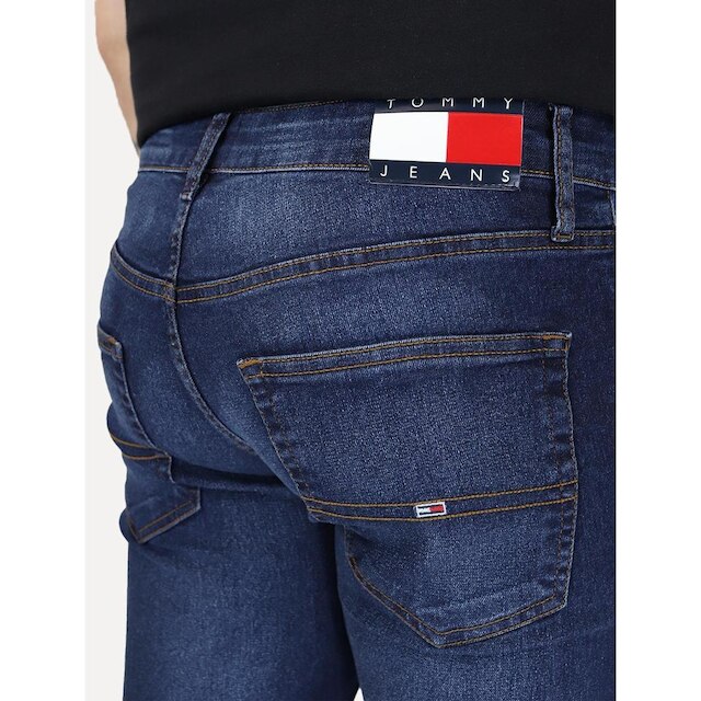 Calça Tommy Jeans Masculina Slim Scanton Washed Lav Azul