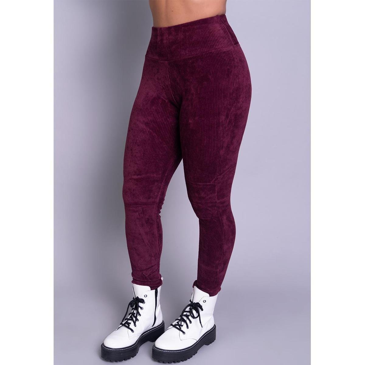 Calça Veludo Cotelê Serra e Mar Legging Grossa Cós Alto Inverno Cintura Alta Feminino Menor preço em Calça Veludo Cotelê Serra e Mar Legging Grossa Cós Alto Inverno Cintura Alta Feminino