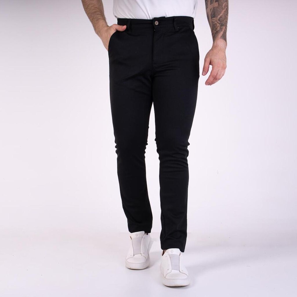 Calça VersatiOld Alfaiataria Premium Slim Preta