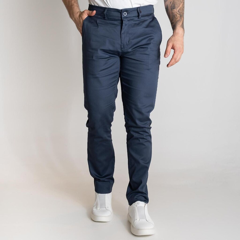 Calça VersatiOld Casual Slim Azul Raf