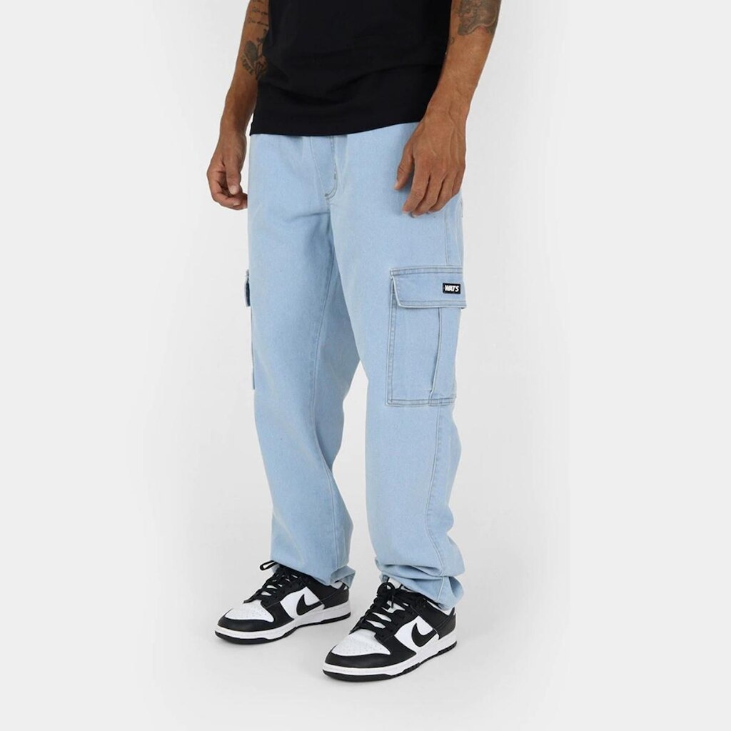 Calça Wats Jeans Cargo Box Off White