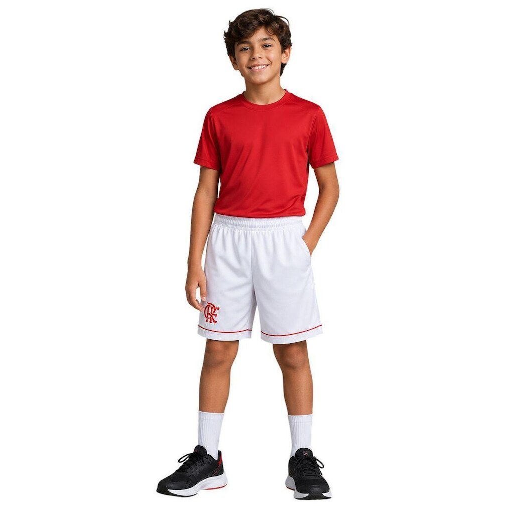 CALCAO FLAMENGO NACAO 8126009-02 - BRANCO/VERMELHO 14A