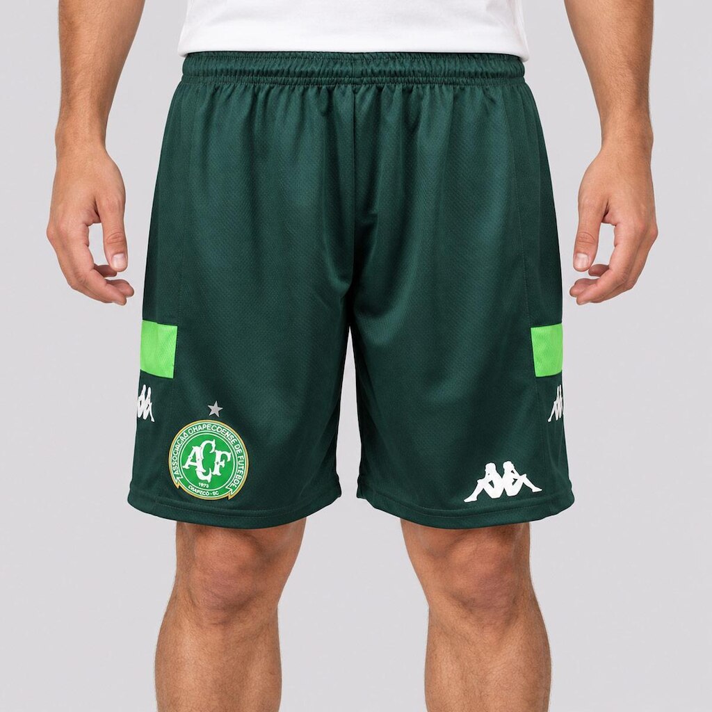 Calção Kappa Chapecoense Treino 2026 Verde