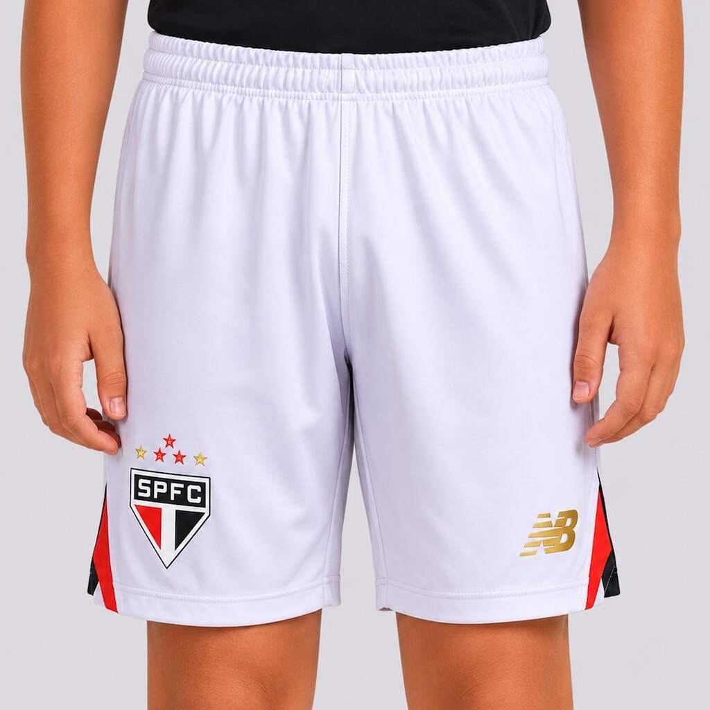 Calção New Balance São Paulo I 2025 Juvenil