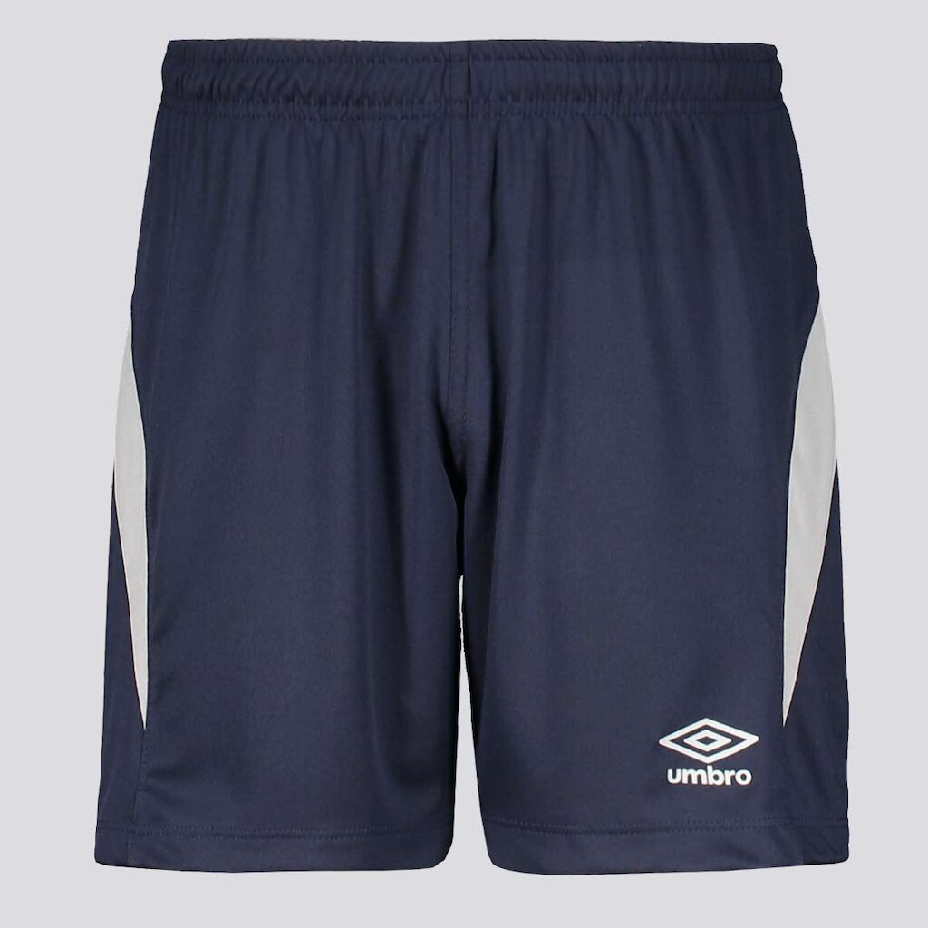 Calção Umbro Phanton Juvenil Marinho e Cinza