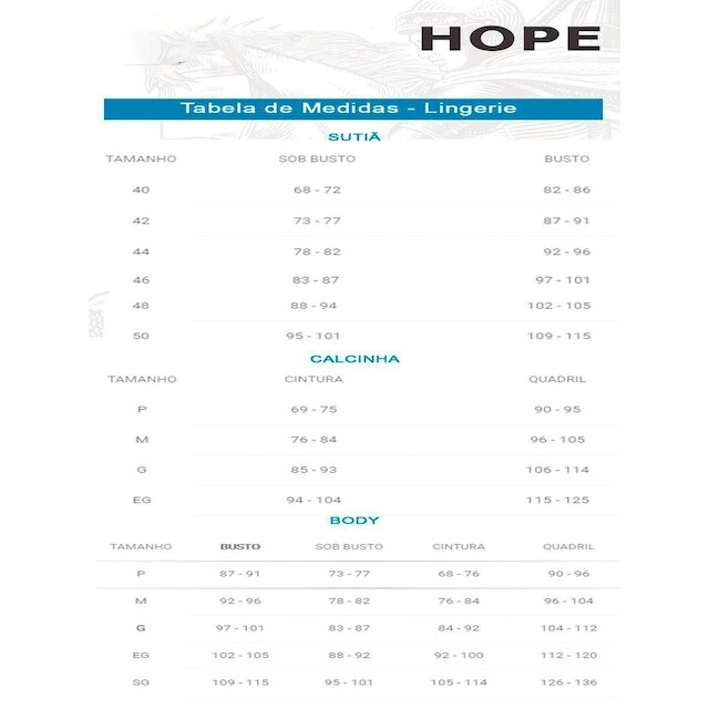 Calcinha Alta Hope 33110 Bege