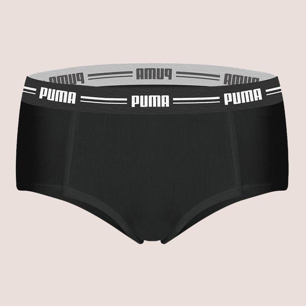 Calcinha Boxer Feminina Puma Modal Com Toque Macio Adulta