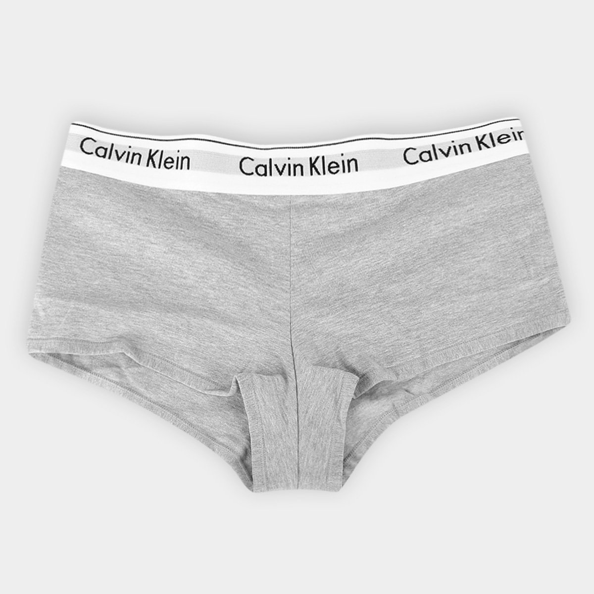 Calcinha Calvin Klein Boyshort Modern Cotton Mescla Zattini