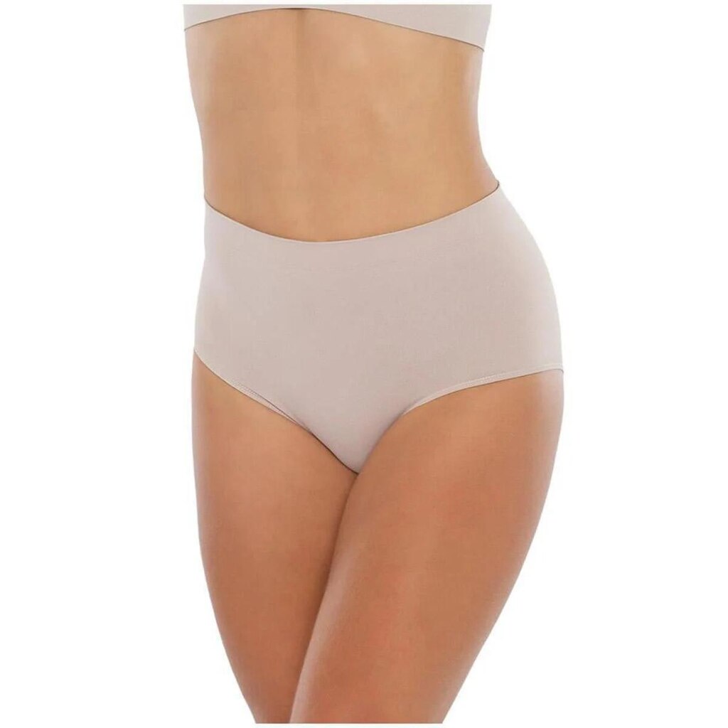 Calcinha Feminina Plié Super Conforto Sem Costura Bege - 050043