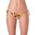 Calcinha Lacinho Frufru Amazônia Amarelo P - Caramelo+Off white