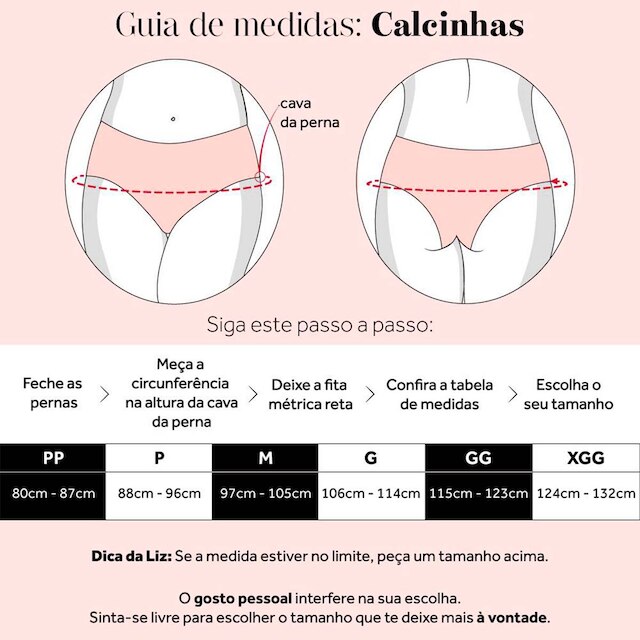 Calcinha Liz Reta Feminina