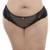 Calcinha Plus Size Com Tule E Renda Jackie - Preto