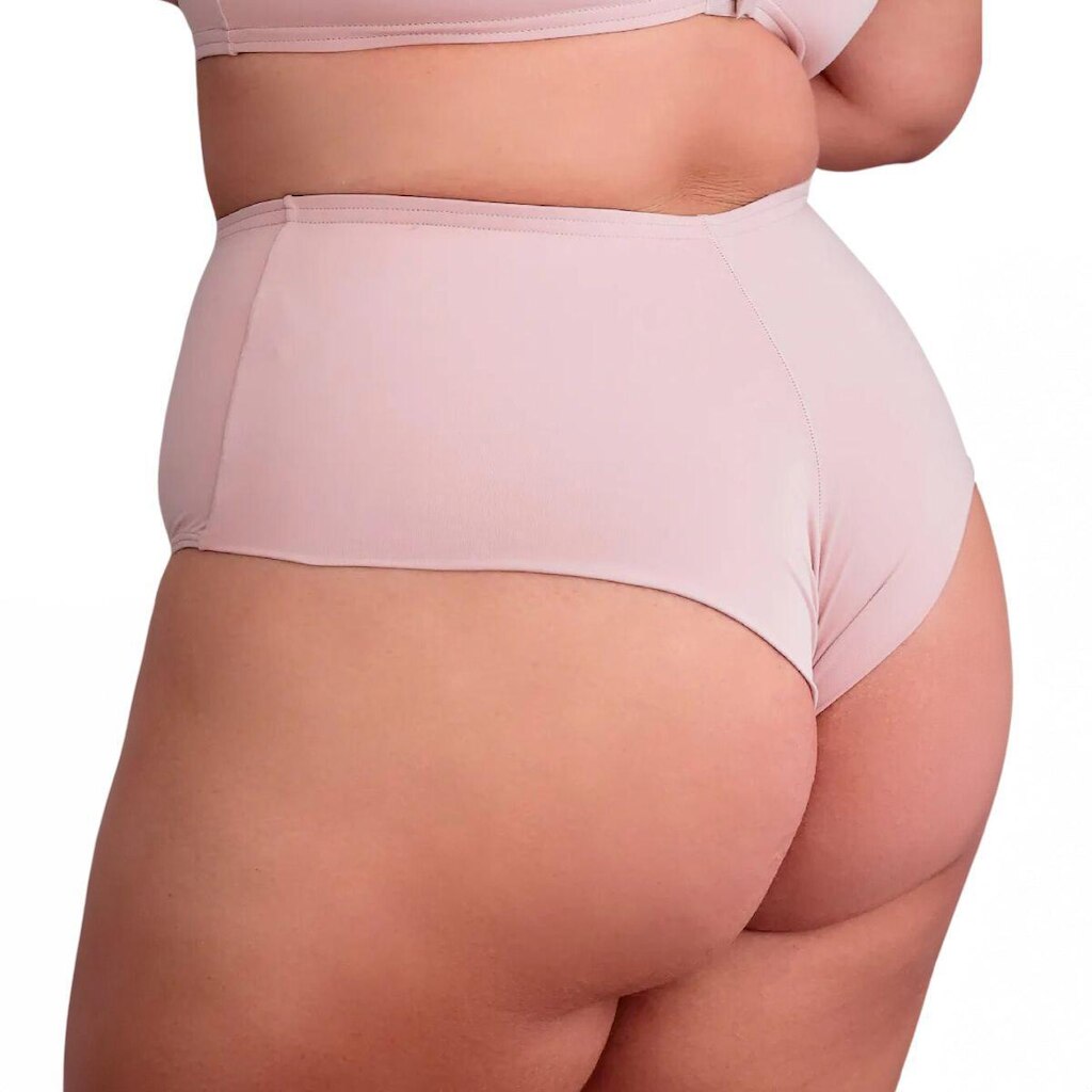 Calcinha Plus Size Fio Duplo Lateral Larga Santa Passion
