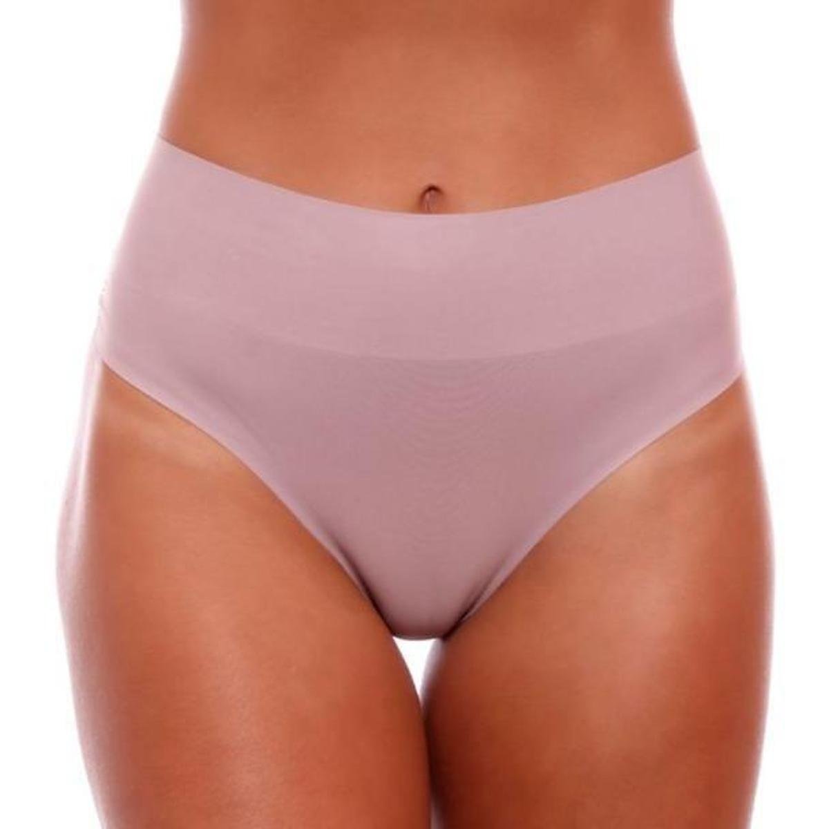 Calcinha Sem Costura Cós Alto 8 cm Hangar Moriah - Nude Menor preço em Calcinha Sem Costura Cós Alto 8 cm Hangar Moriah - Nude