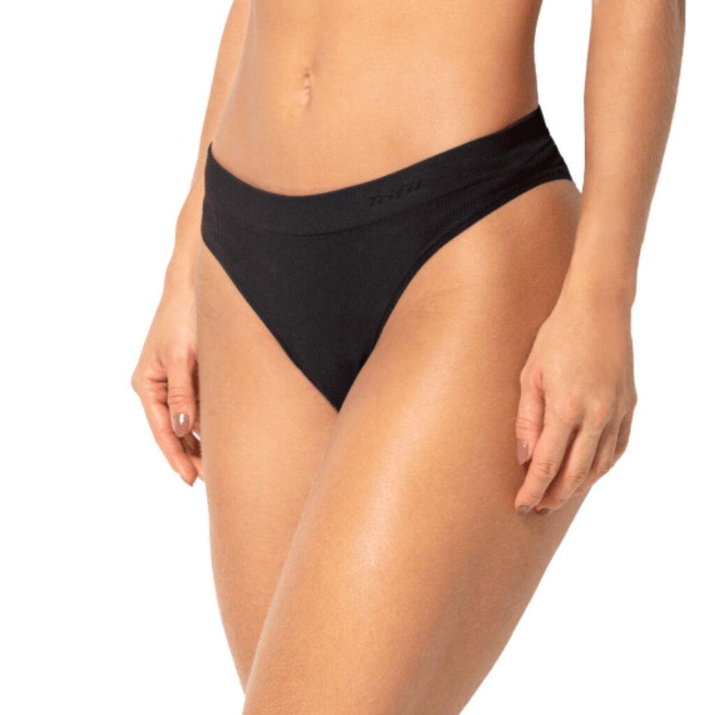 Calcinha Tanga Asa Delta Canelada Com Detalhe No Bumbum Trifil