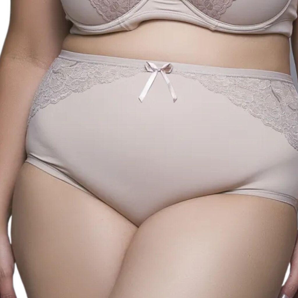 Calcinha Tanga Detalhe Frontal Em Renda Bruvi