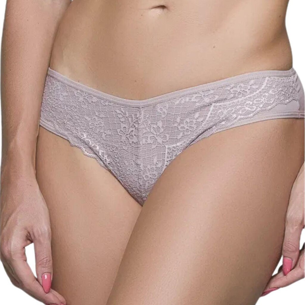 Calcinha Tanga Detalhe Frontal Em Renda Bruvi