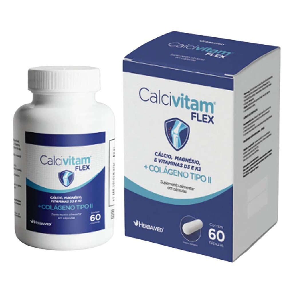 Calcivitam Flex - 60 Cápsulas - Herbamed