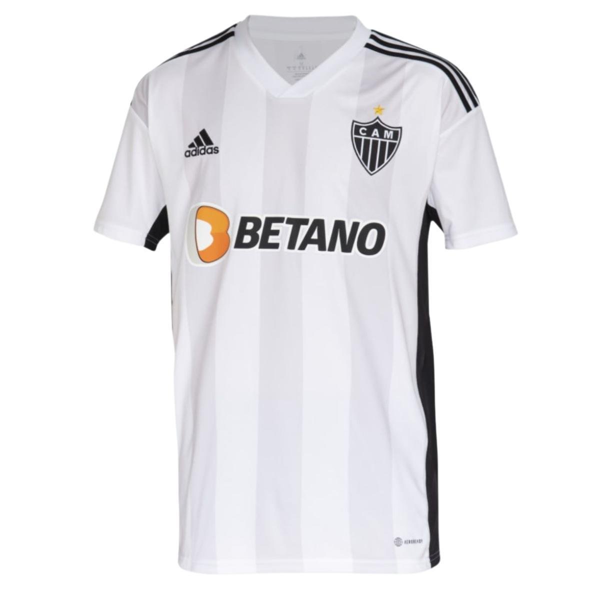 Camisa 2 Atlético Mineiro Adidas 22/23 Esporte Futebol Galo - Branco é ruim? Camisa 2 Atlético Mineiro Adidas 22/23 Esporte Futebol Galo - Branco é boa?