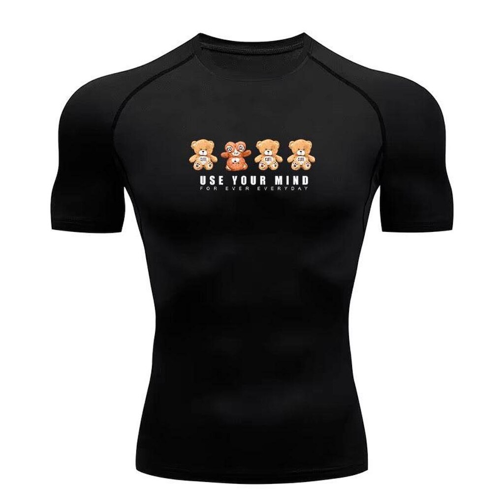 Camisa Academia Compressão‎ Teddy For Ever Everyday Abstract