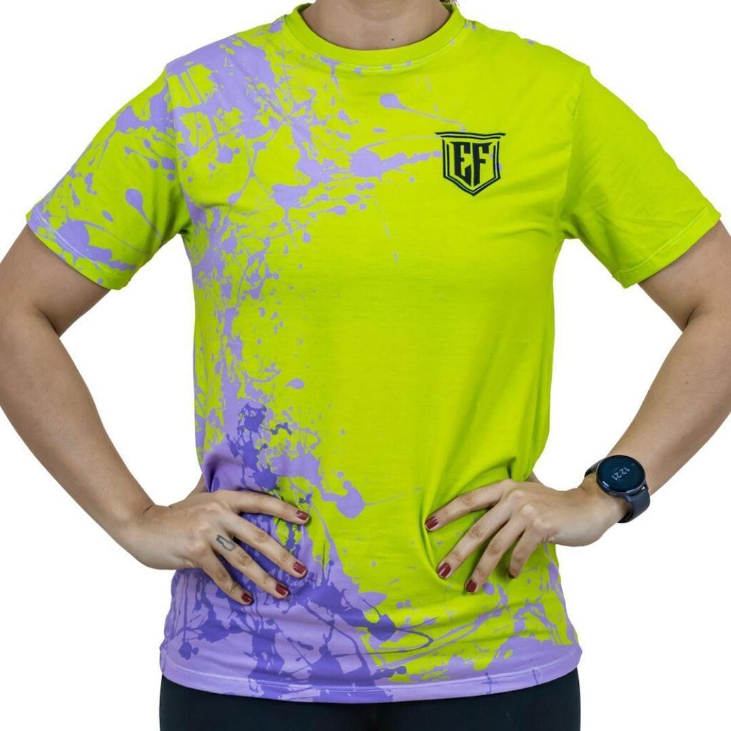 Camisa Academia Treino Proteção UV Enforce Feminina Verde