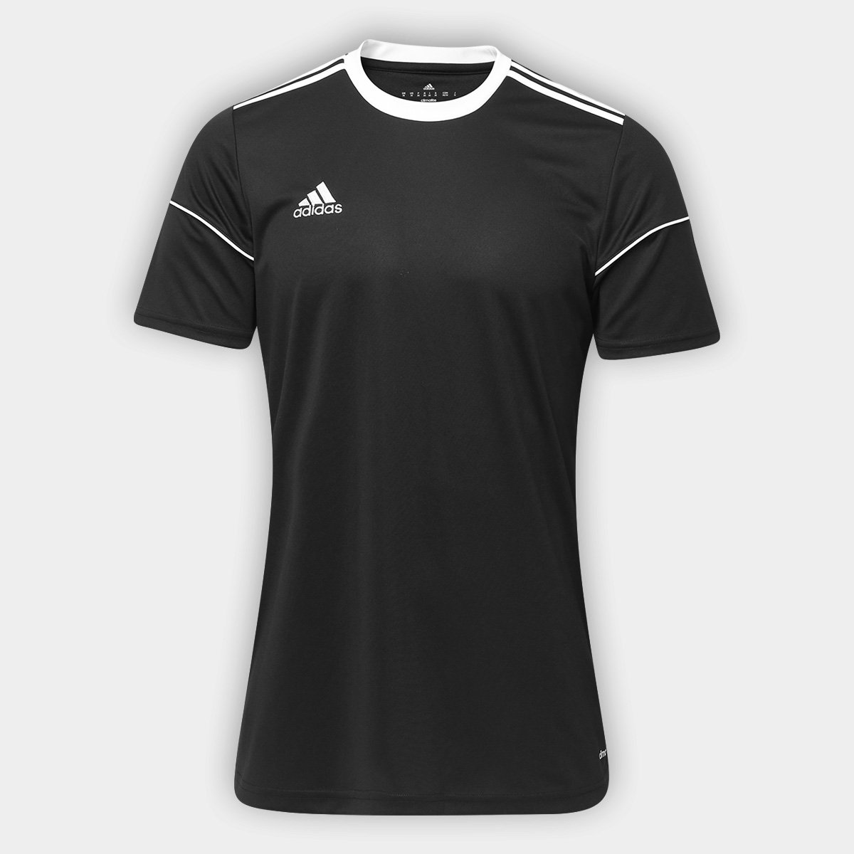 Camisa Adidas Squadra 17 Masculina - Preto Menor preço em Camisa Adidas Squadra 17 Masculina - Preto