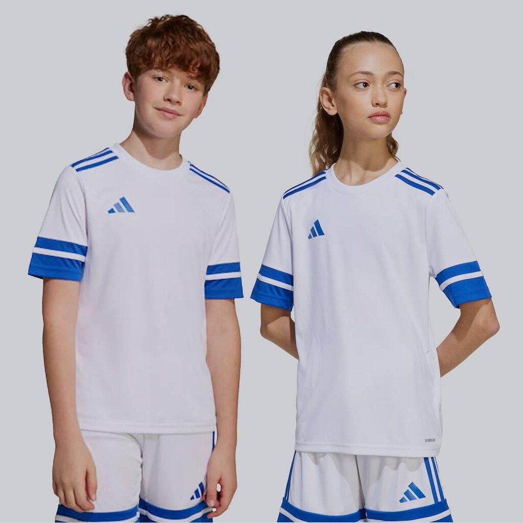 Camisa Adidas Squadra 25 Juvenil Branca
