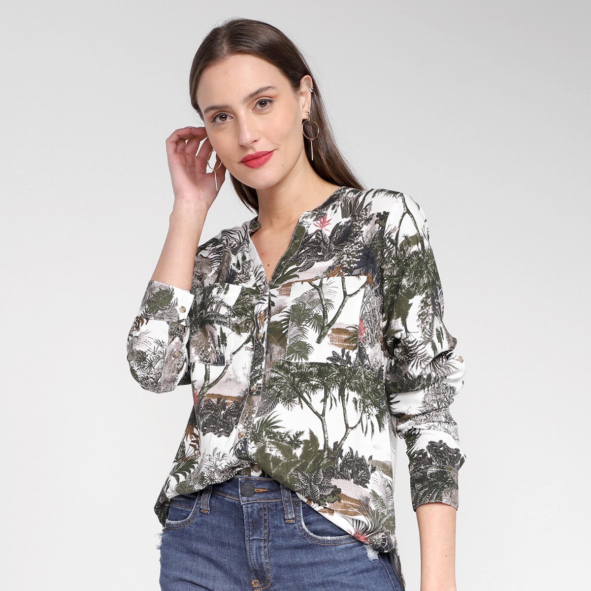 Camisa Aishty Core Manga Longa Feminina - Branco+Verde é ruim? Camisa Aishty Core Manga Longa Feminina - Branco+Verde é boa?