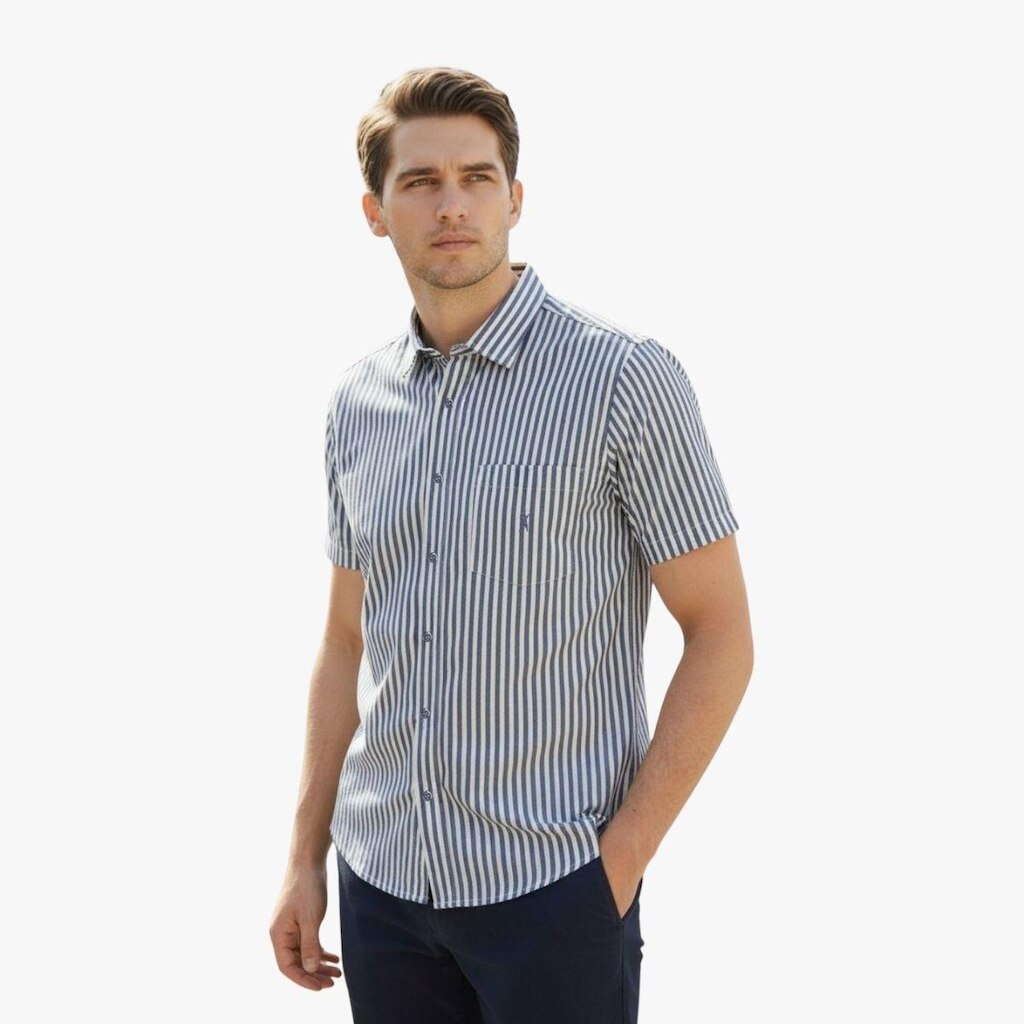 Camisa Algodão Egípicio Manga Curta Medson