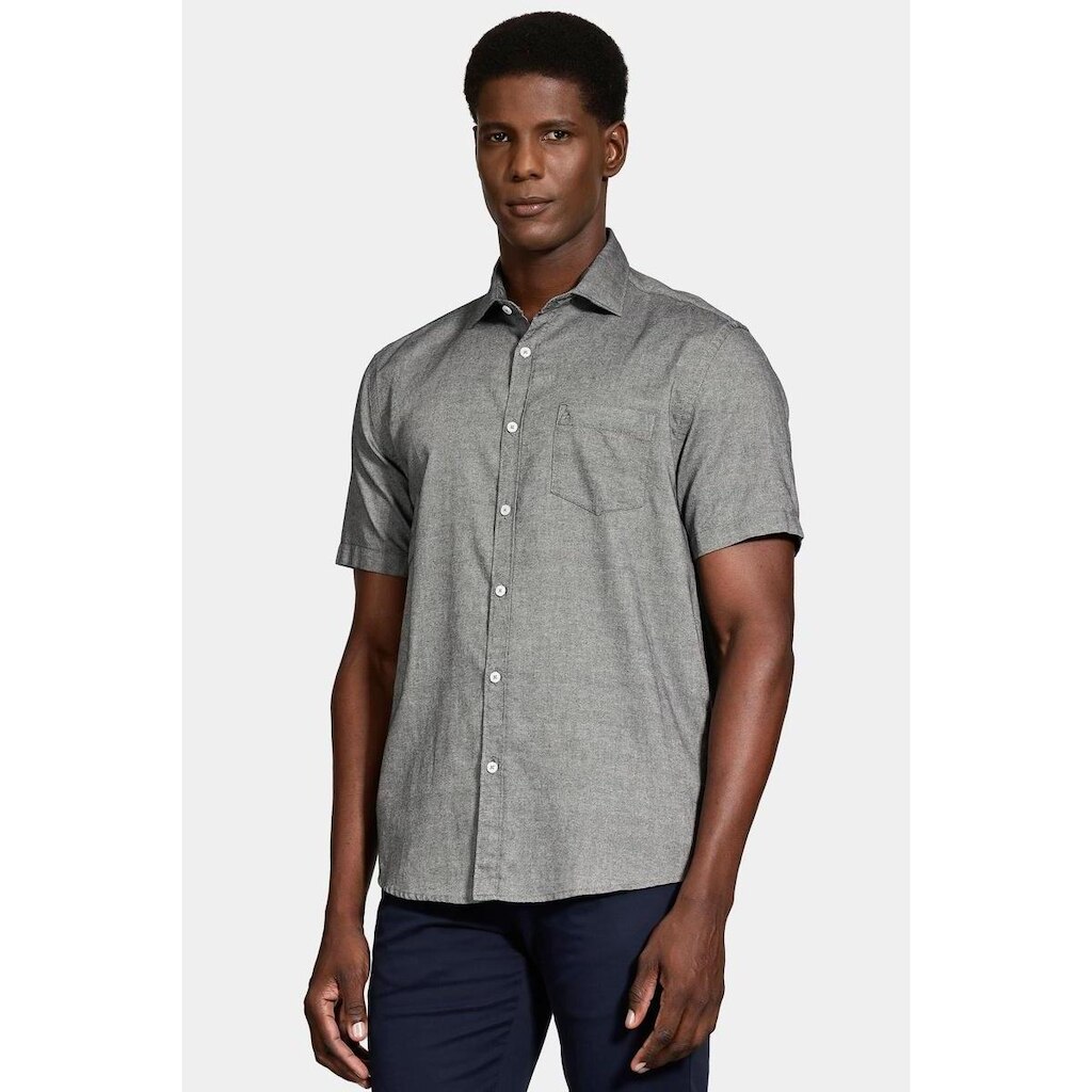 Camisa Aramis Manga Curta Algodão Preto