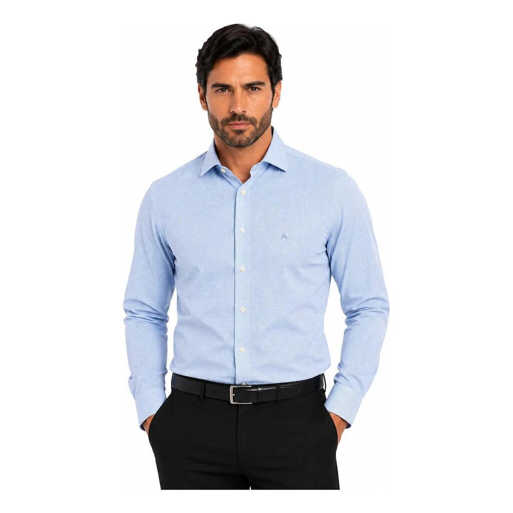 Camisa Aramis Slim 100% Algodão Social Manga Longa Premium