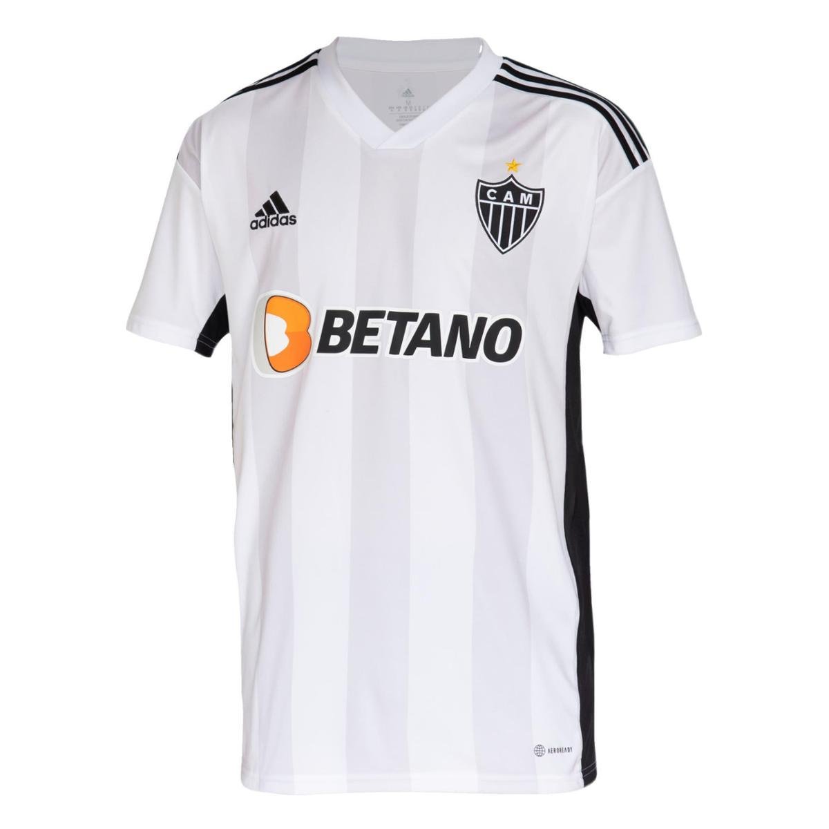 Camisa Atletico Mineiro II 22/23-Branco Adidas Menor preço em Camisa Atletico Mineiro II 22/23-Branco Adidas